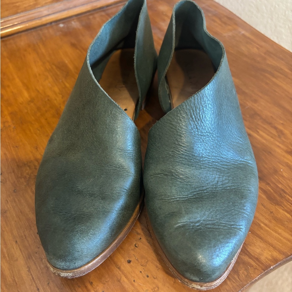 Sevilla Smith Green Leather Women's Shoes